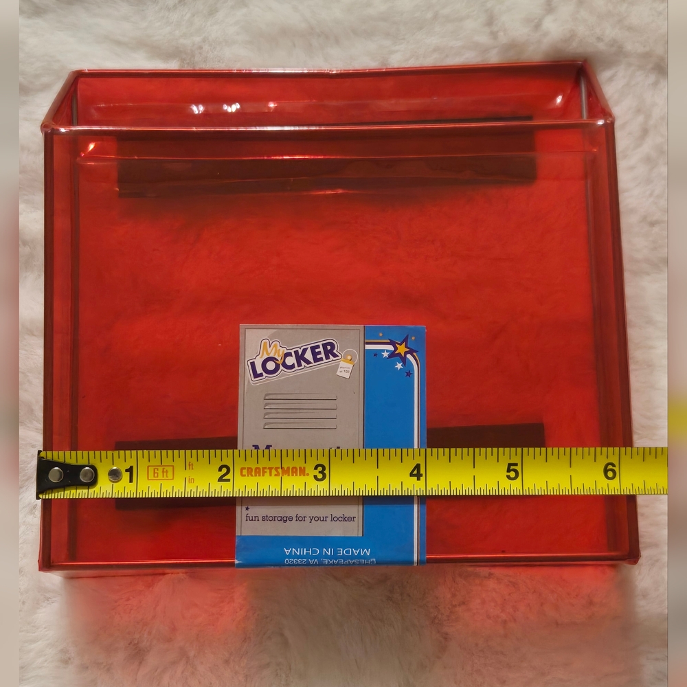 My Locker Magnetic Caddy Red Vintage New Old Stock - Picture 12 of 14